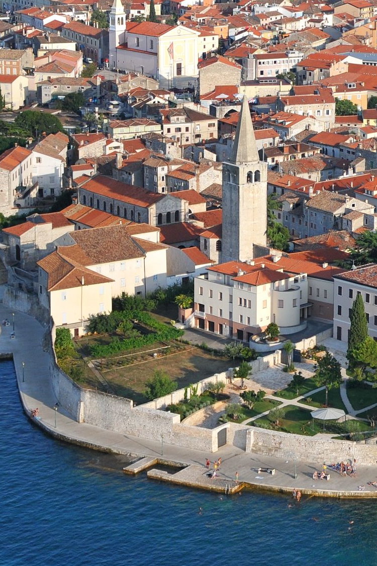 Porec, zelena laguna, volleyteam camp